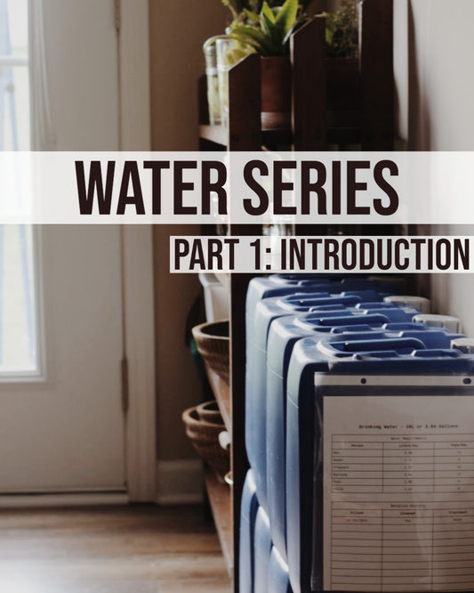 Water Series: Part 1