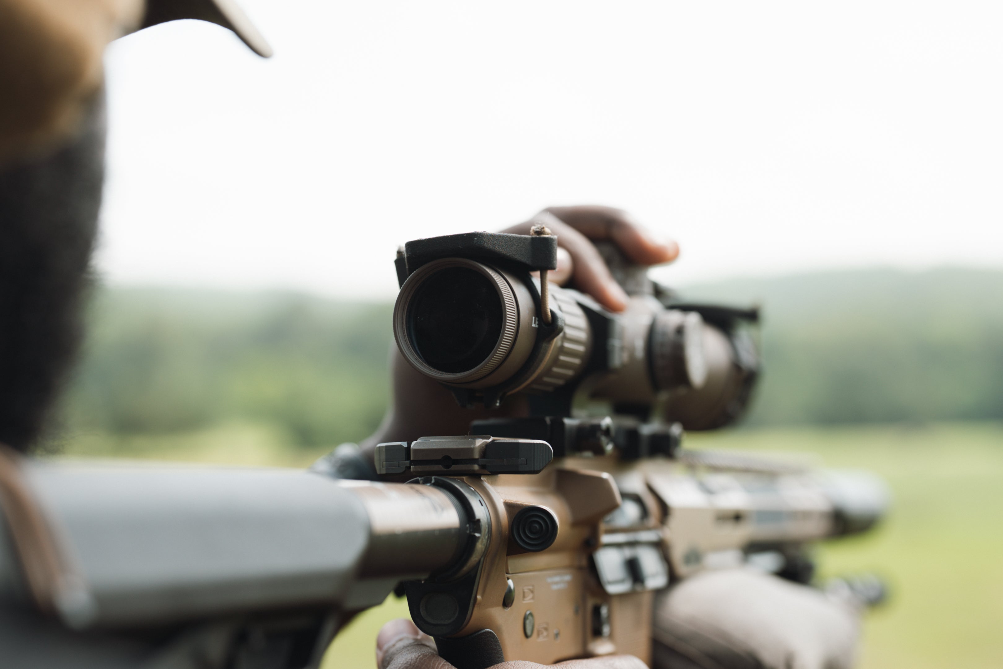 Ruggedized Rear ScopeCap universal Protective Scope cover for Leupold Mark 5 3.6-18x44