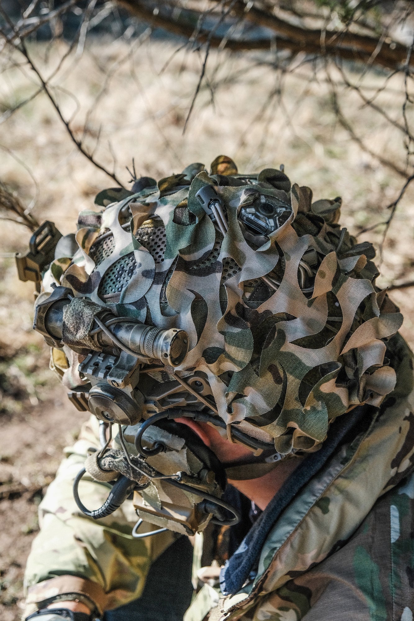 HelmetScrim™ 2.0 - Camo Netting for Helmet - One Hundred Concepts