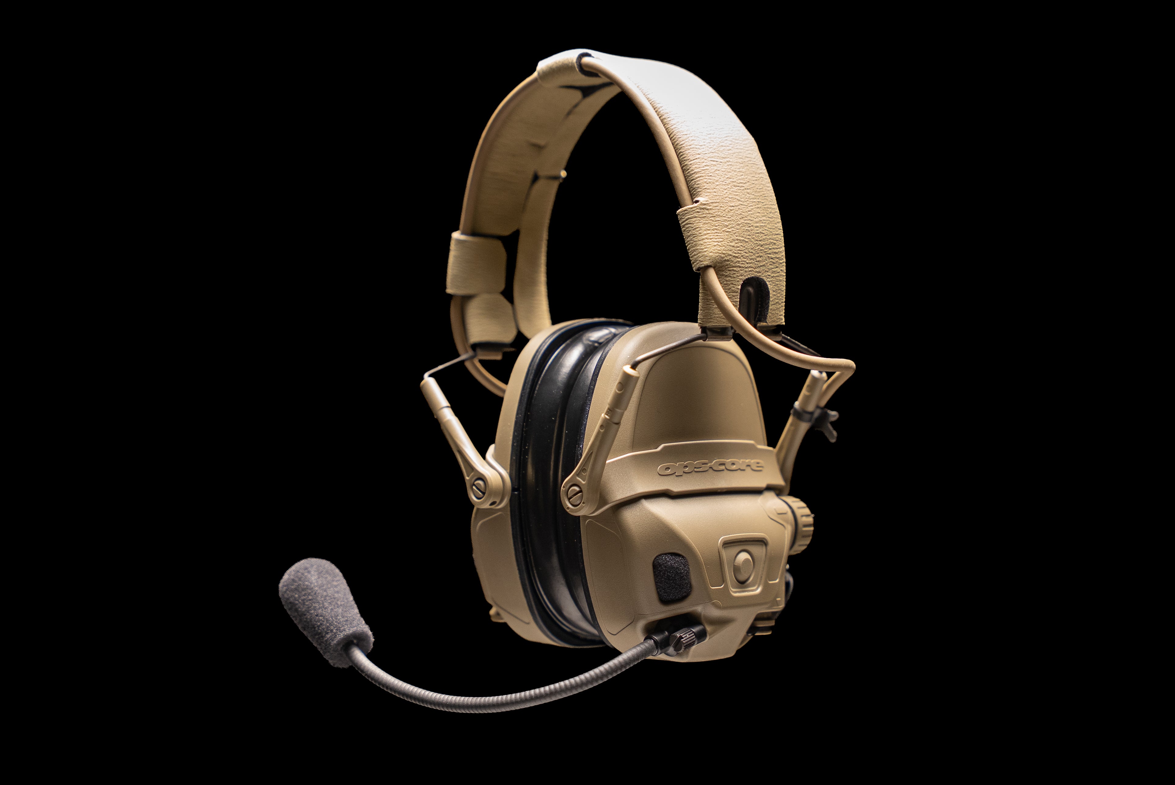 Ops-Core AMP Communication Headset Connectorized - 3D Hear-Through